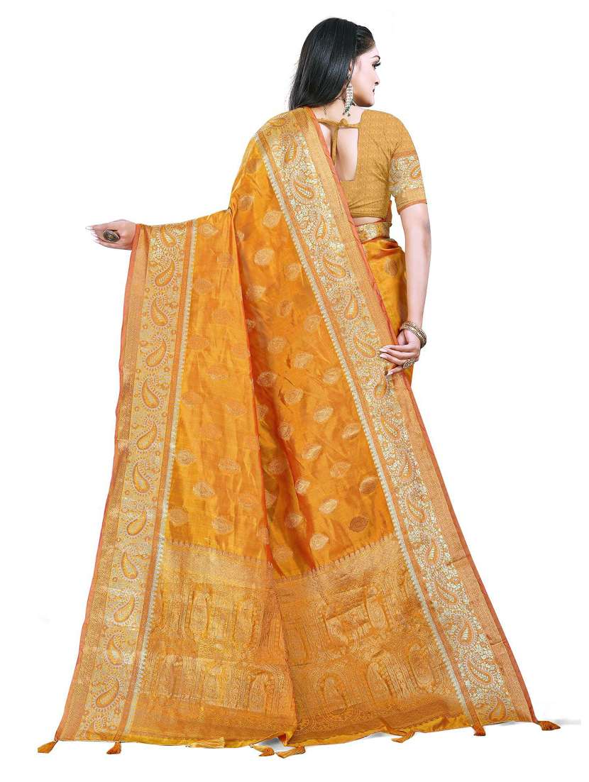 women's banarasi saree with blouse - 19596744 -  Standard Image - 1