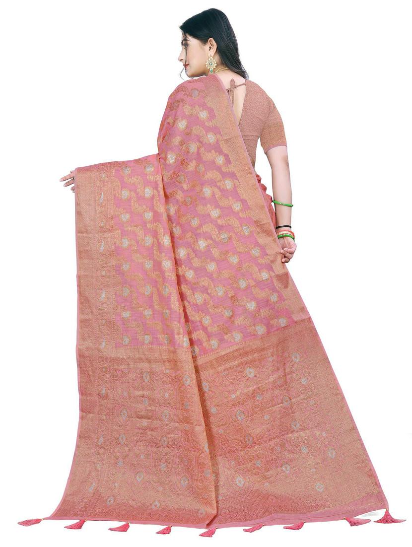 women's banarasi saree with blouse - 19596933 -  Standard Image - 1