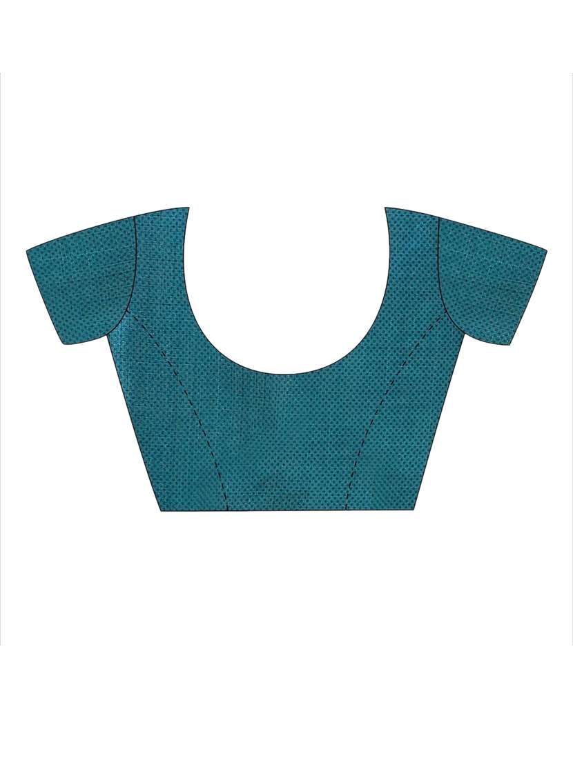 women's self design blue colored saree with blouse - 19596941 -  Standard Image - 1