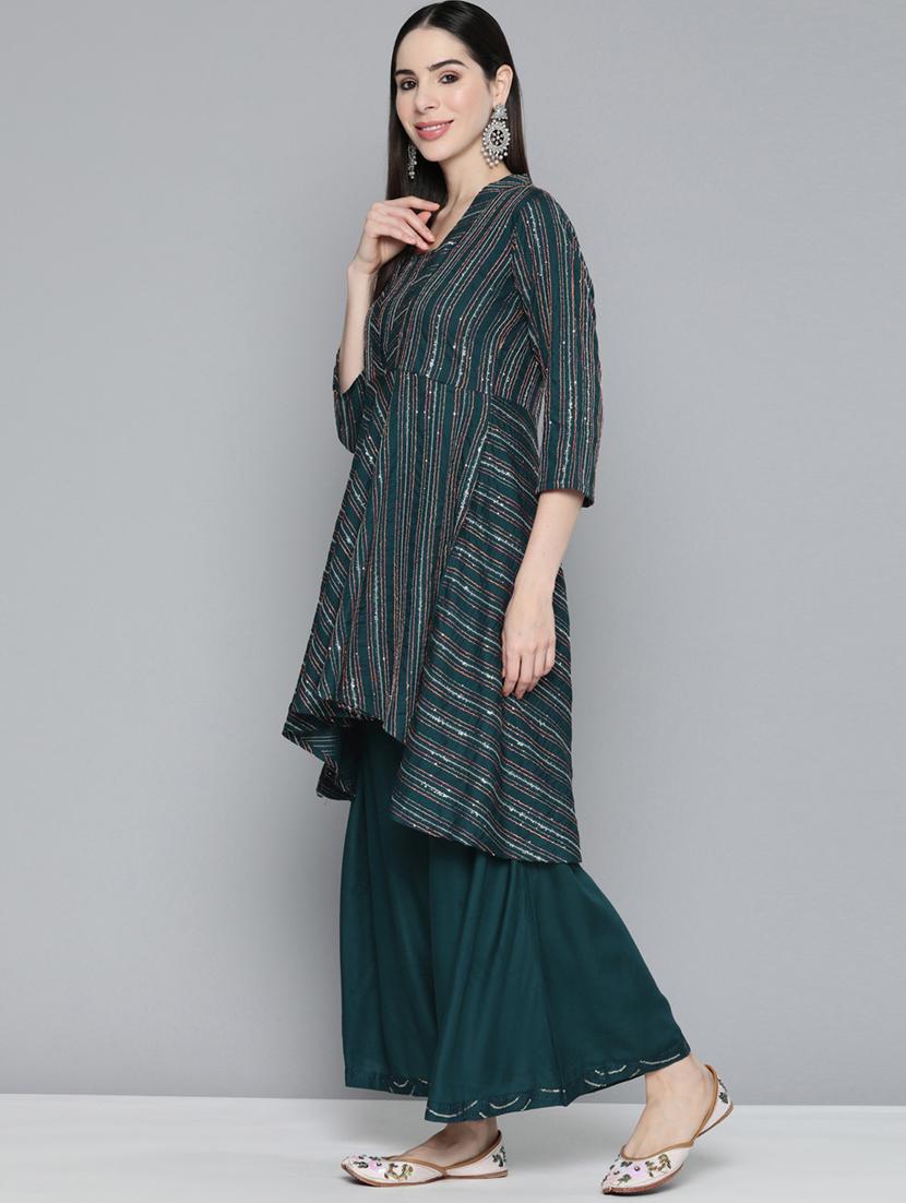 v-neck palazzo set - 19597863 -  Standard Image - 1