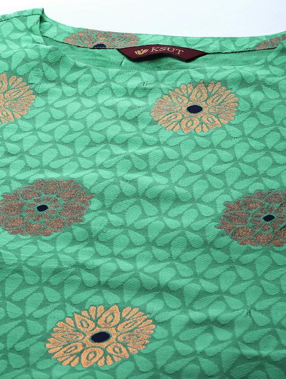 self design straight pant unstitched suit - 19600417 - Standard Image - 4