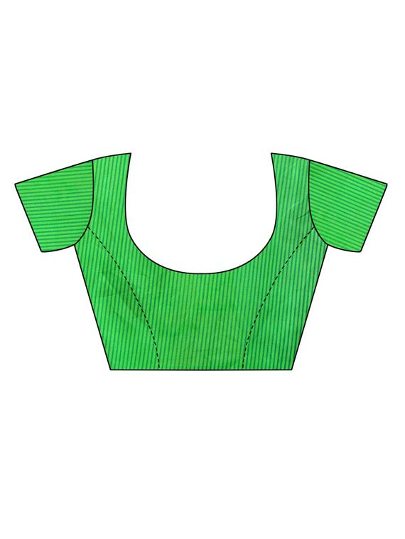 self design woven saree with blouse - 19600573 - Standard Image - 4