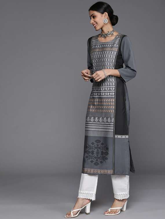 women's straight kurta - 19600880 -  Standard Image - 1