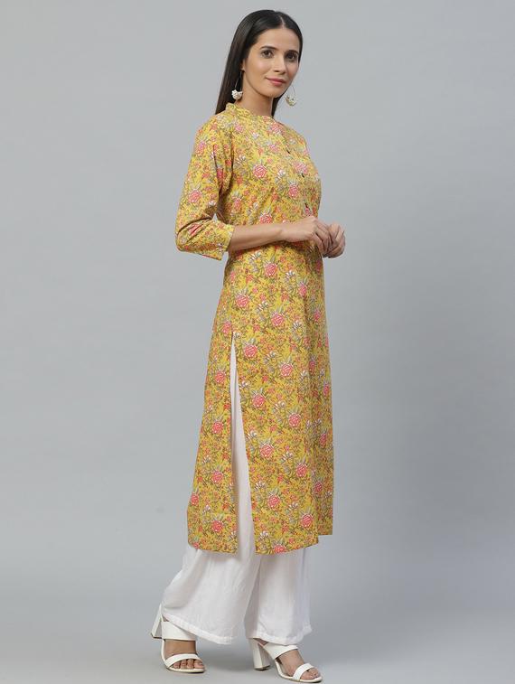 women's straight kurta - 19600888 - Standard Image - 1