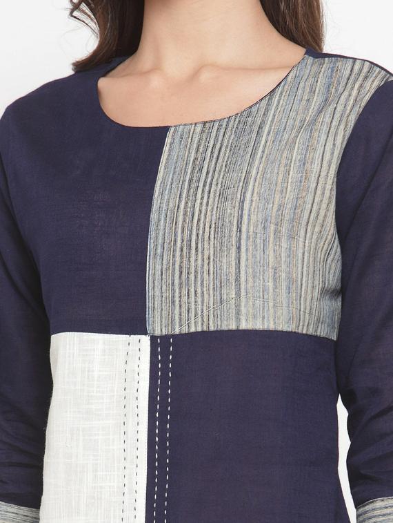 round neck straight kurta - 19601060 - Standard Image - 4