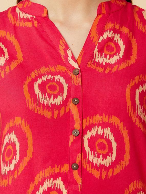 mandarin collar kurta pant set - 19601275 - Standard Image - 4