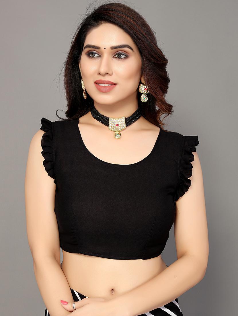 pack of 2 printed saree with blouse - 19601380 - Standard Image - 4