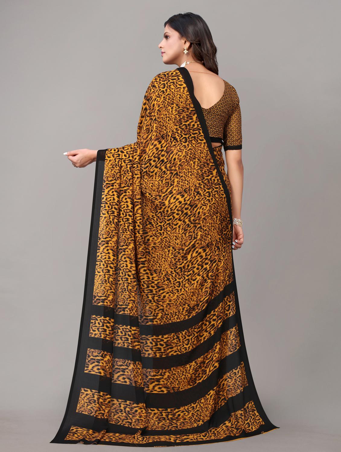 multi colored printed saree with blouse - 19602965 - Standard Image - 1