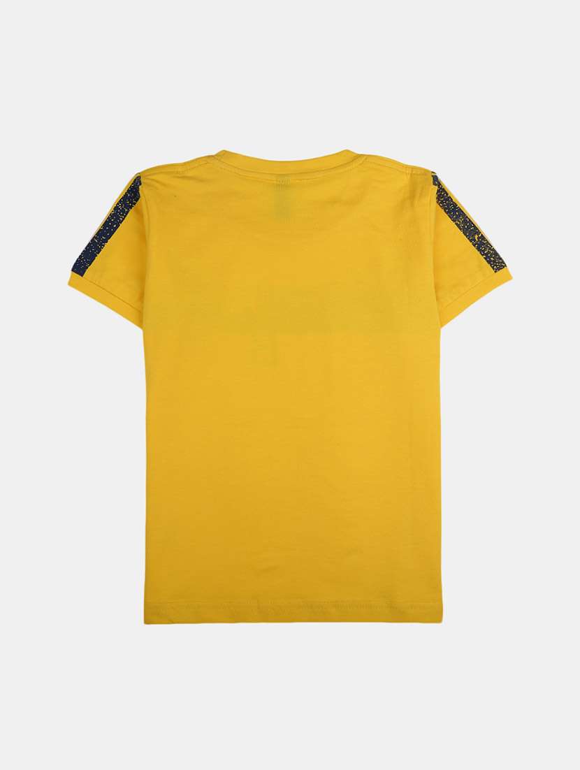 boys round neck front print t-shirt  - 19603534 -  Standard Image - 1