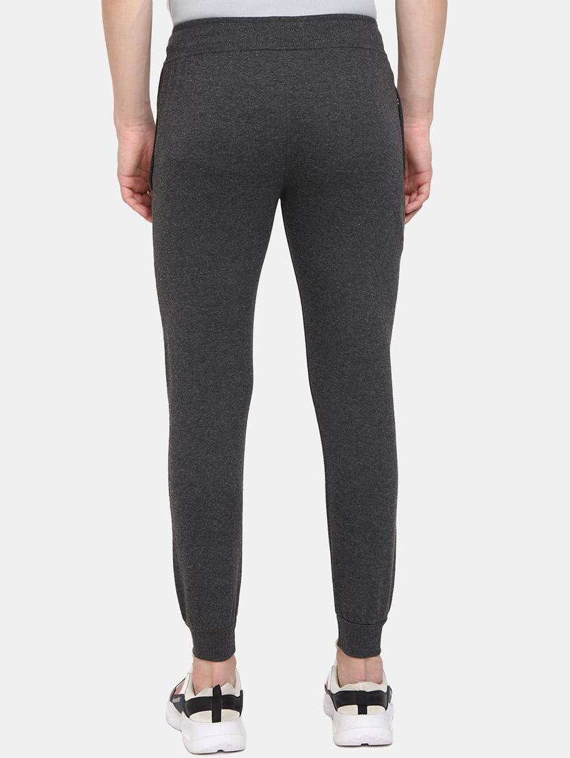 grey solid casual track pant - 19604294 - Standard Image - 1