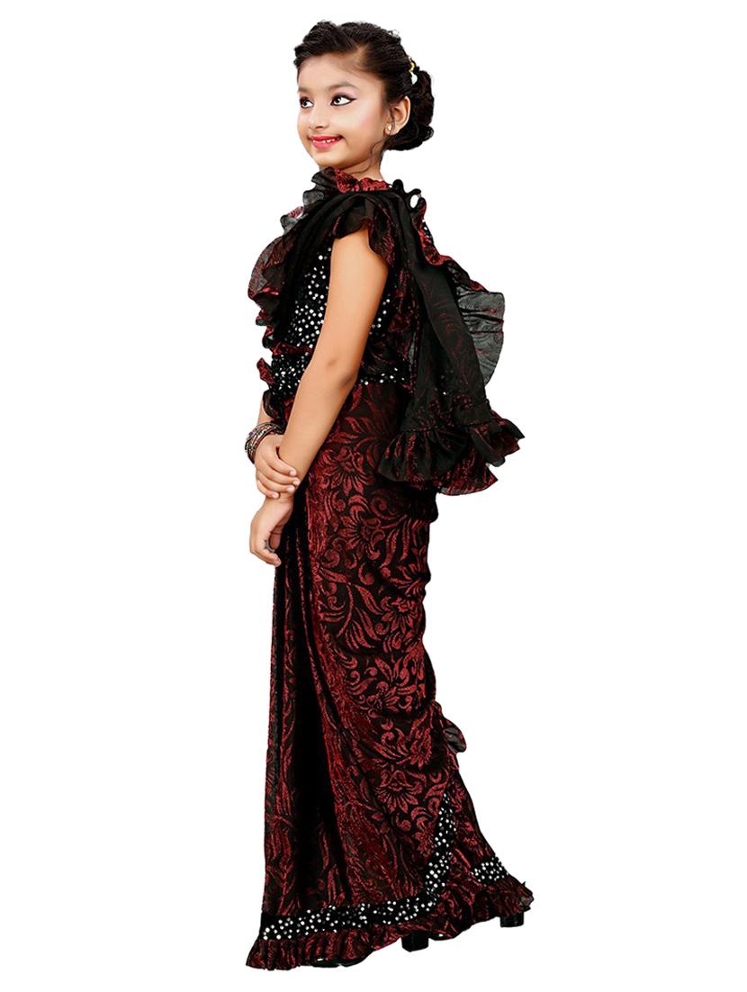 self design bollywood saree - 19605729 -  Standard Image - 1