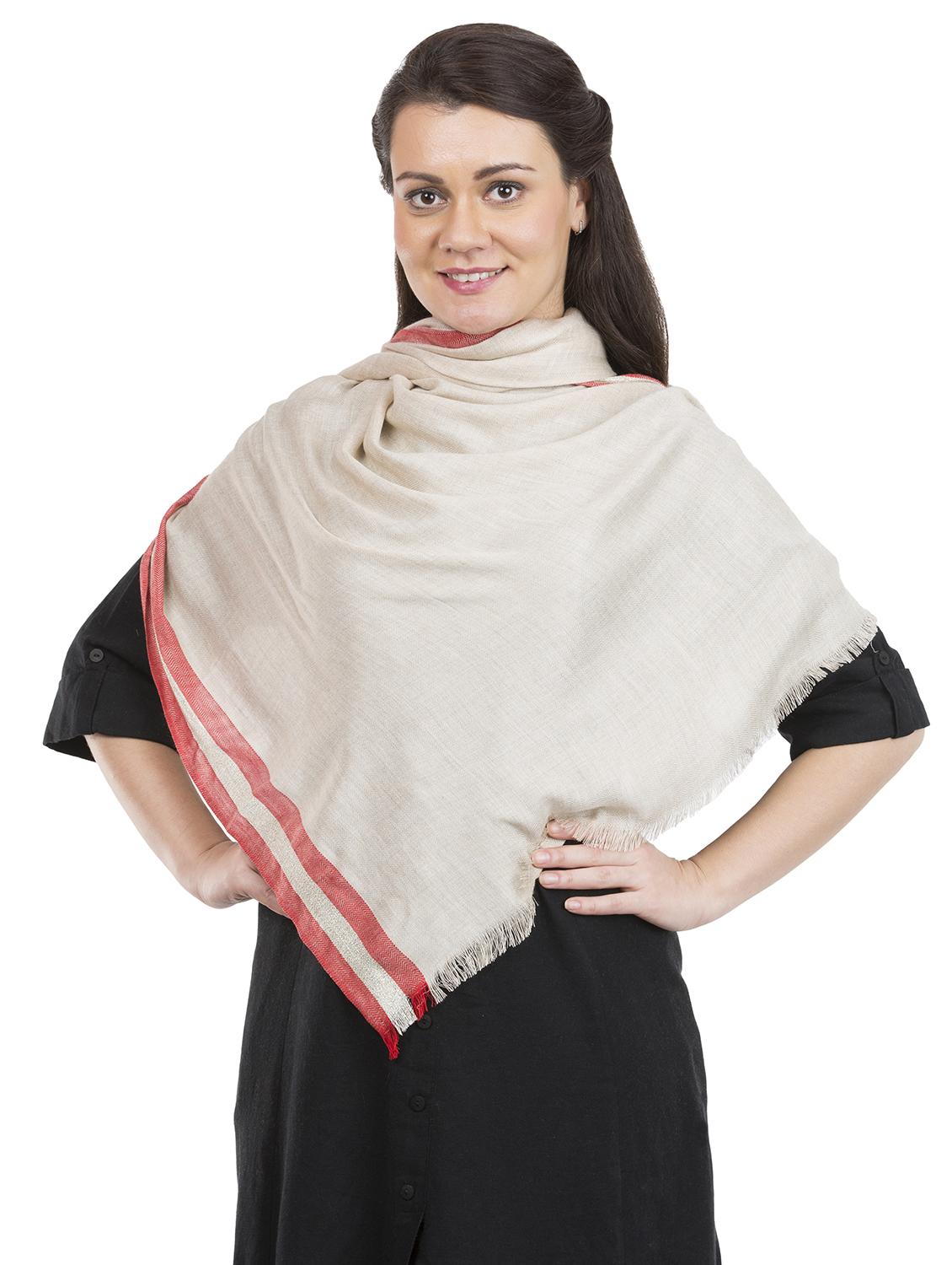 red rayon scarf - 19606530 - Standard Image - 1