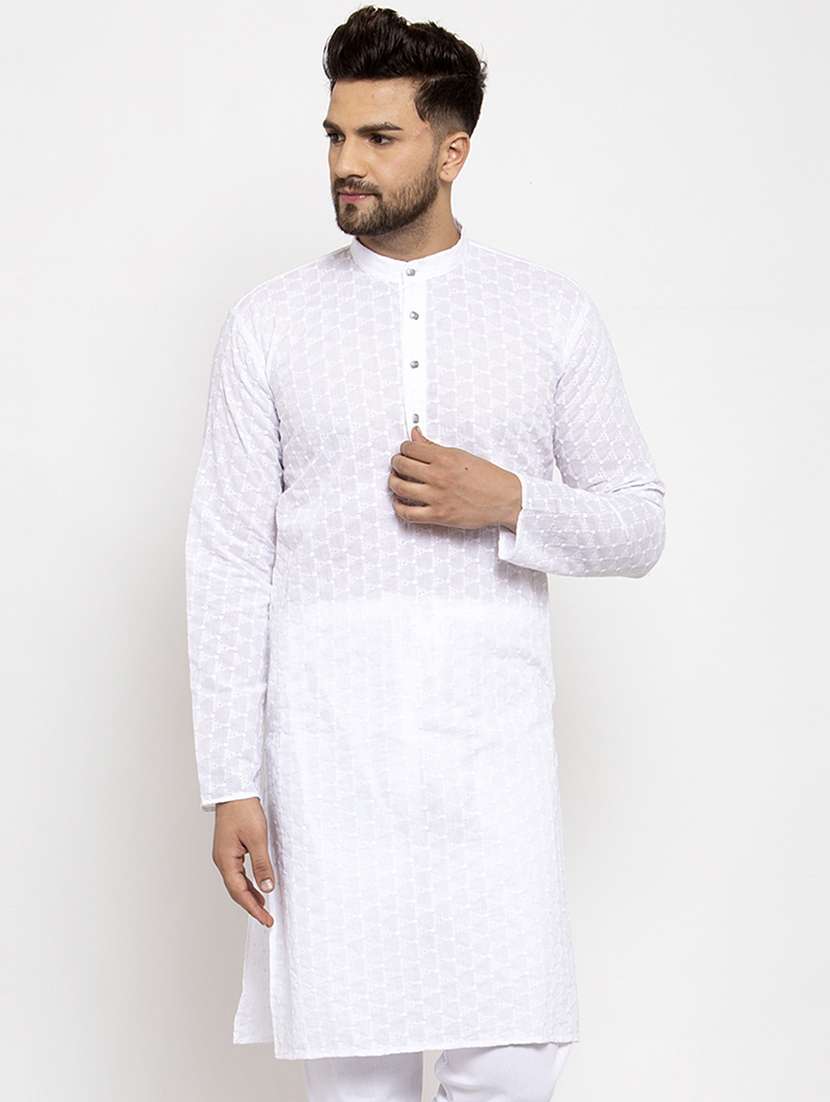 mandarin collar cotton kurta