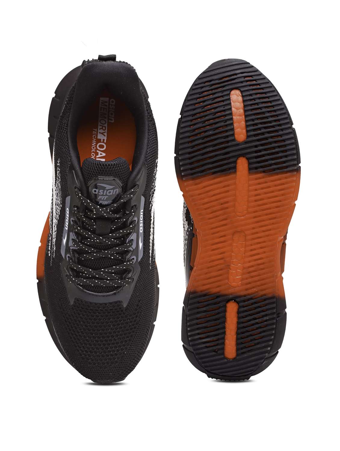 black mesh sport shoes - 19608052 -  Standard Image - 4