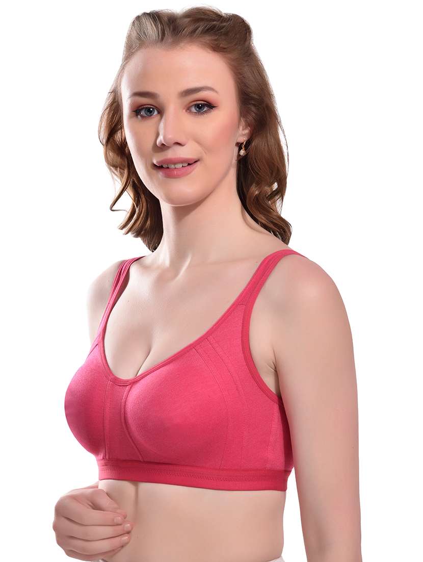 pink hosiery plus bra - 19608115 -  Standard Image - 1