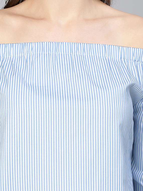 women's straight off shoulder top - 19608152 -  Standard Image - 4