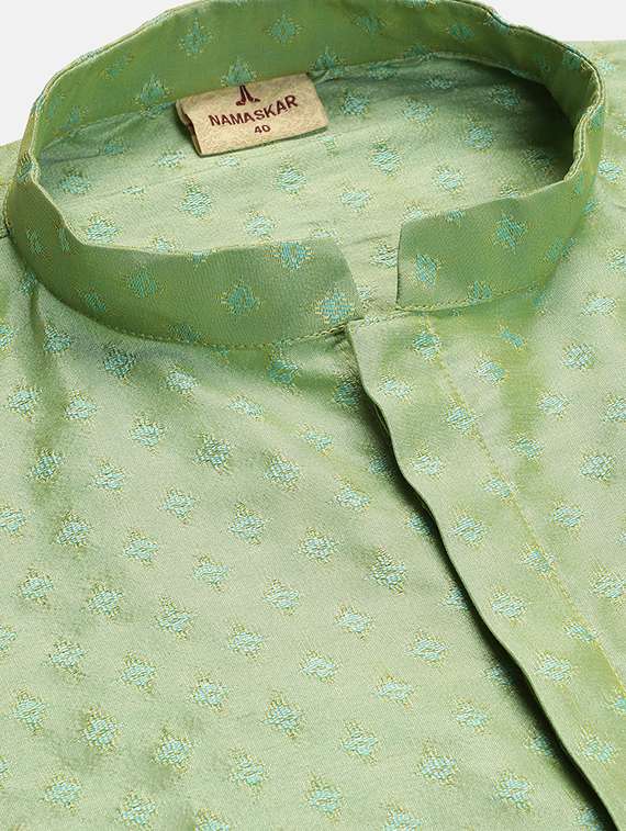 mens mandarin collar kurta - 19608197 -  Standard Image - 4