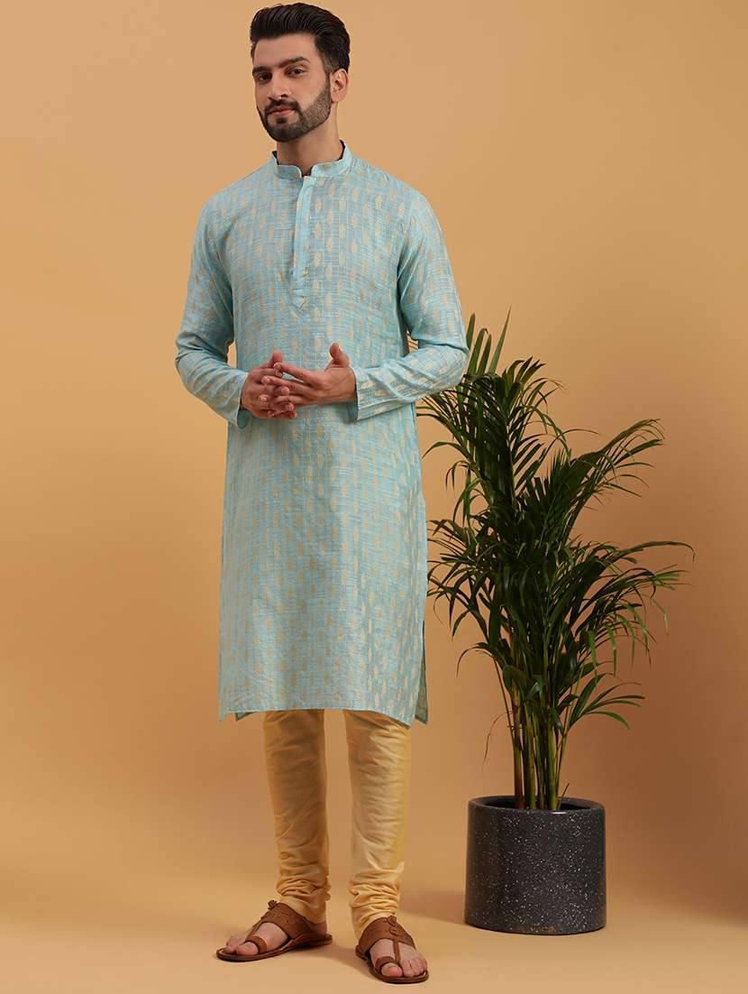 mandarin collar cotton kurta