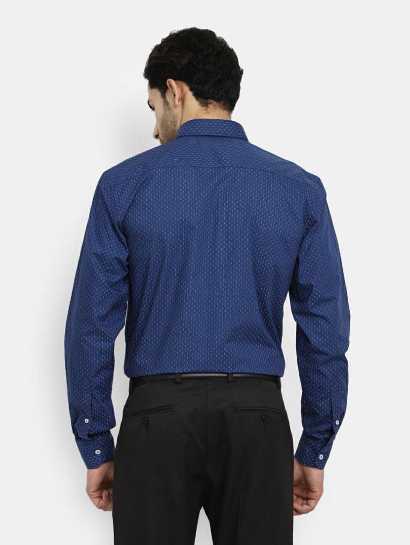 mens micro print formal shirt - 19608503 -  Standard Image - 1