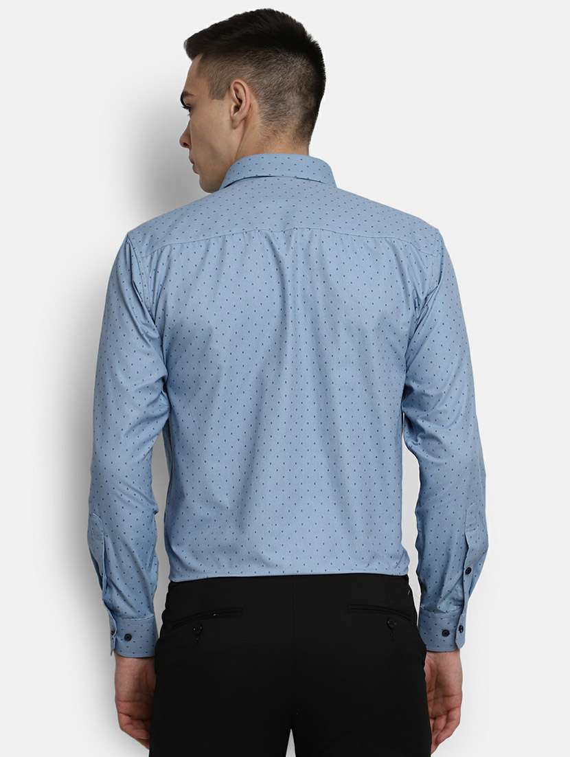 mens micro print formal shirt - 19608586 -  Standard Image - 1