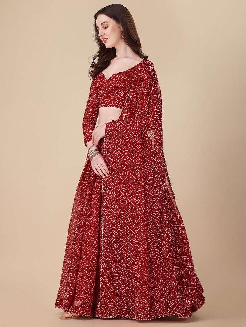 printed lehenga choli with dupatta set - 19608906 -  Standard Image - 1