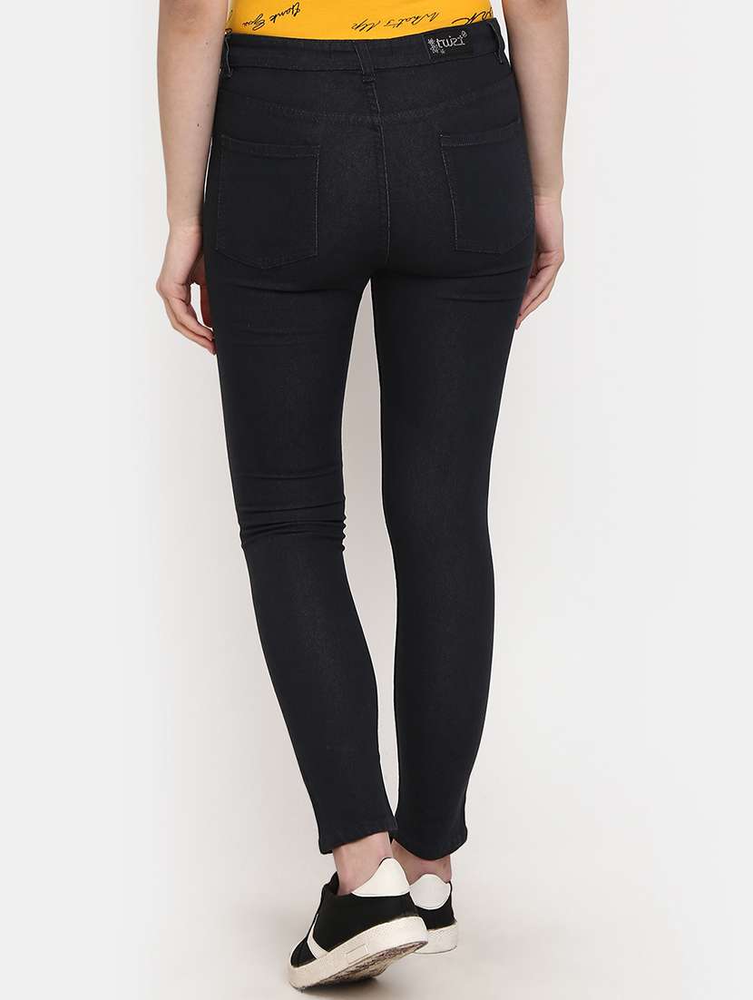 women's plain slim fit jeans - 19614962 -  Standard Image - 1
