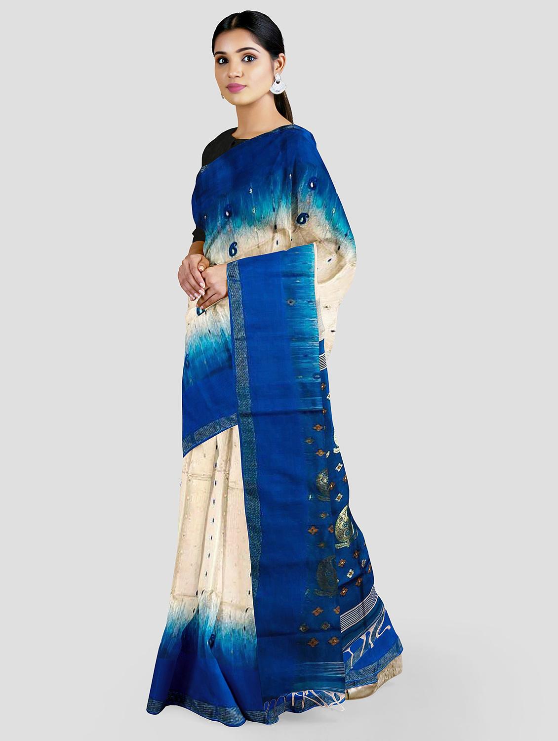 women's paisley multi colored saree - 19615344 -  Standard Image - 1