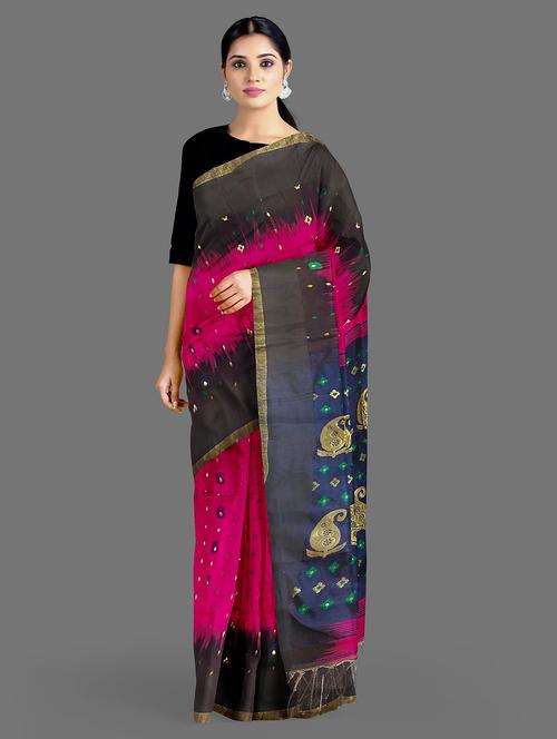 women's self design multi colored saree - 19615359 - Standard Image - 0