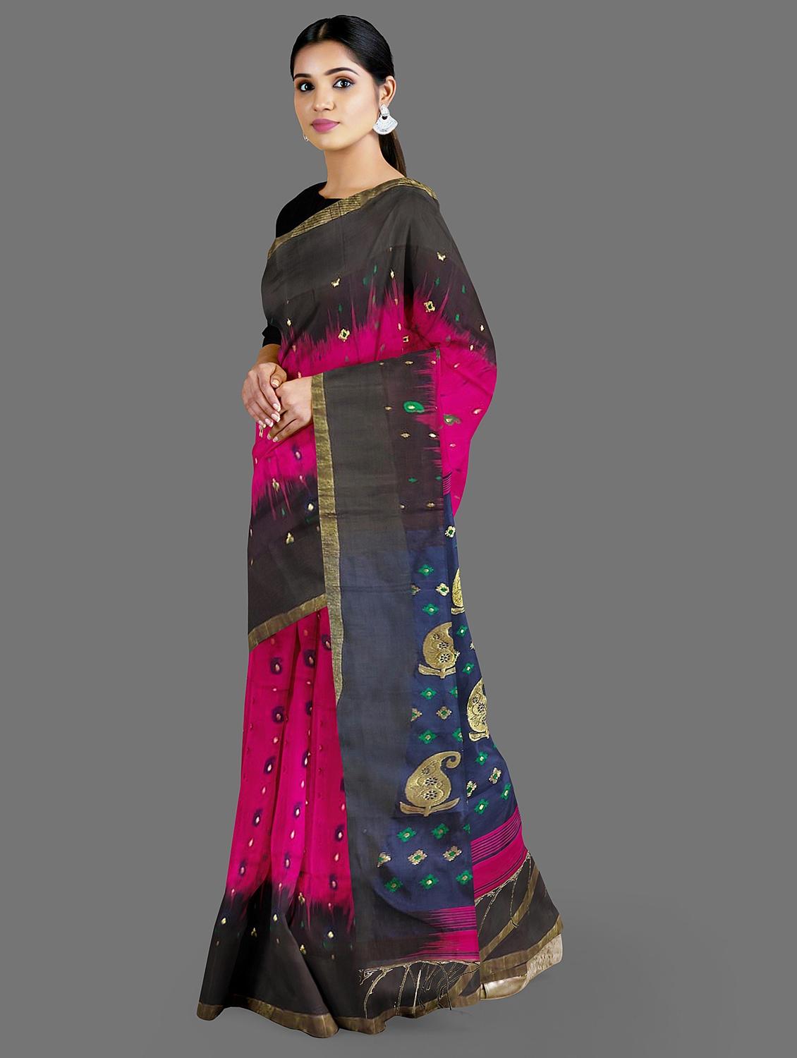 women's self design multi colored saree - 19615359 - Standard Image - 1