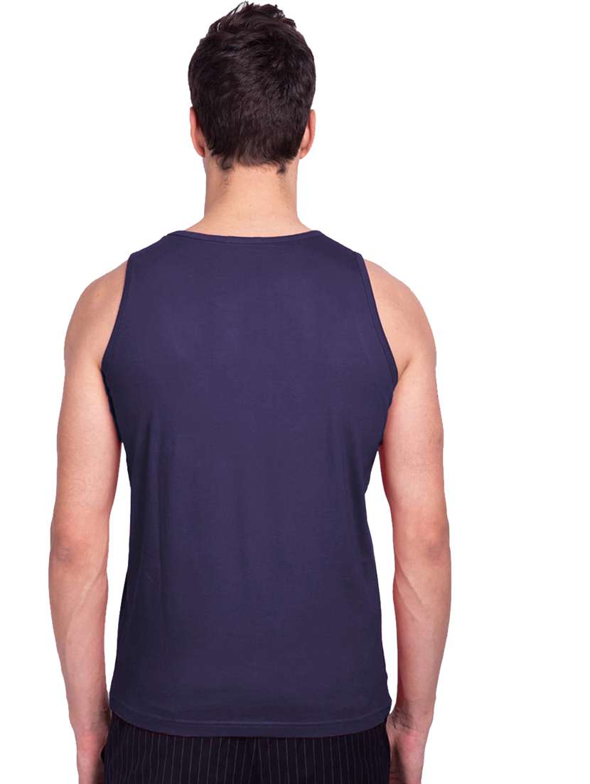 chest-printed cotton vest - 19615549 - Standard Image - 1