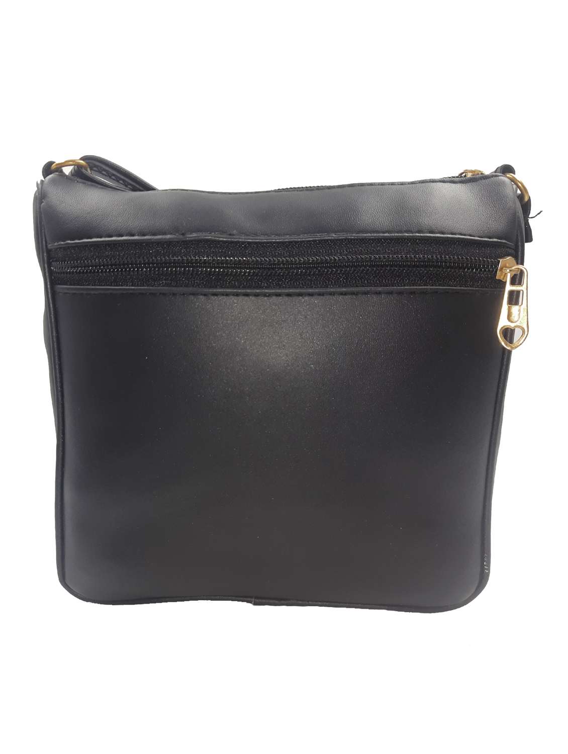 black leatherette sling bag - 19616181 -  Standard Image - 1