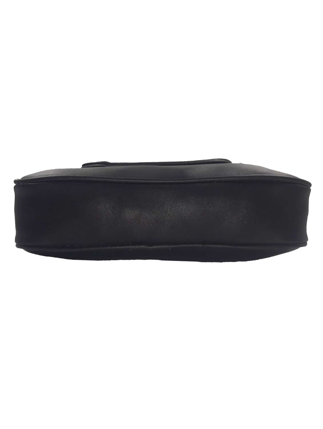 black leatherette sling bag - 19616181 - Standard Image - 4