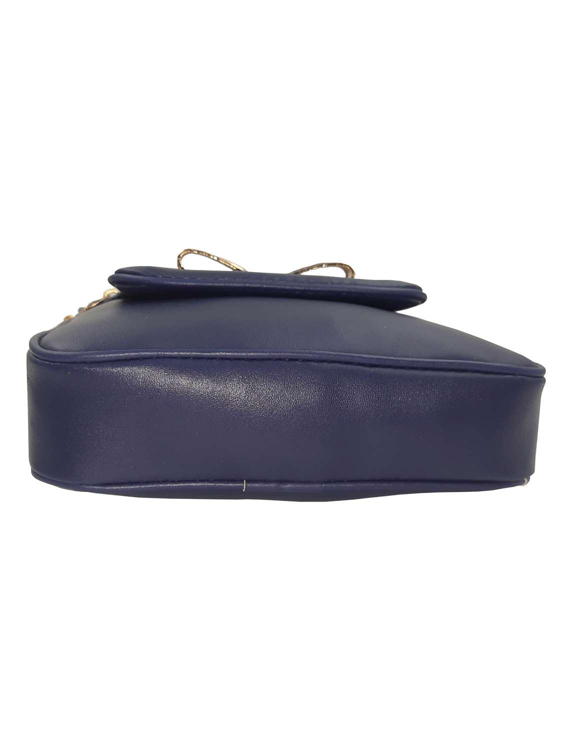 navy blue leatherette sling bag - 19616182 - Standard Image - 4