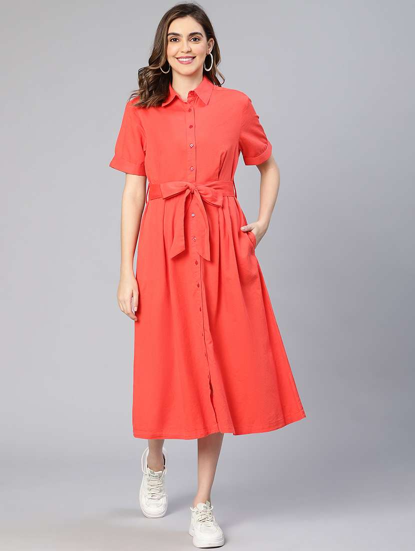 women's shirt solid dress - 19616349 -  Zoom Image - 0