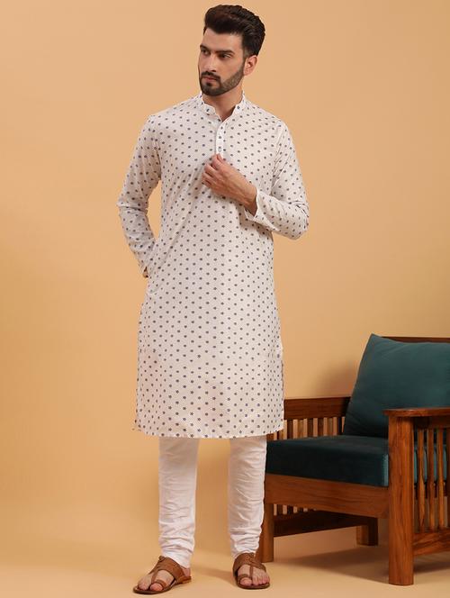 men self design kurta churidar ethnic wear set - 19616527 -  Standard Image - 0