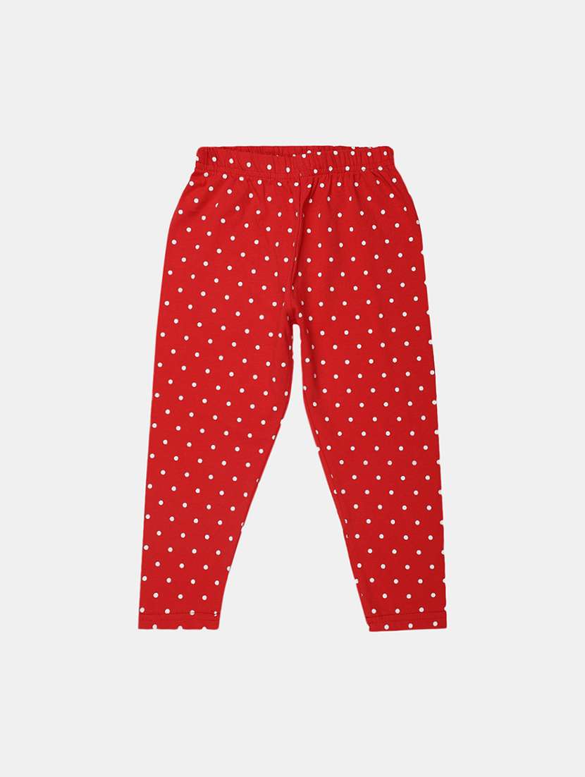 Red Cotton Legging - 19616586 -  Standard Image - 1