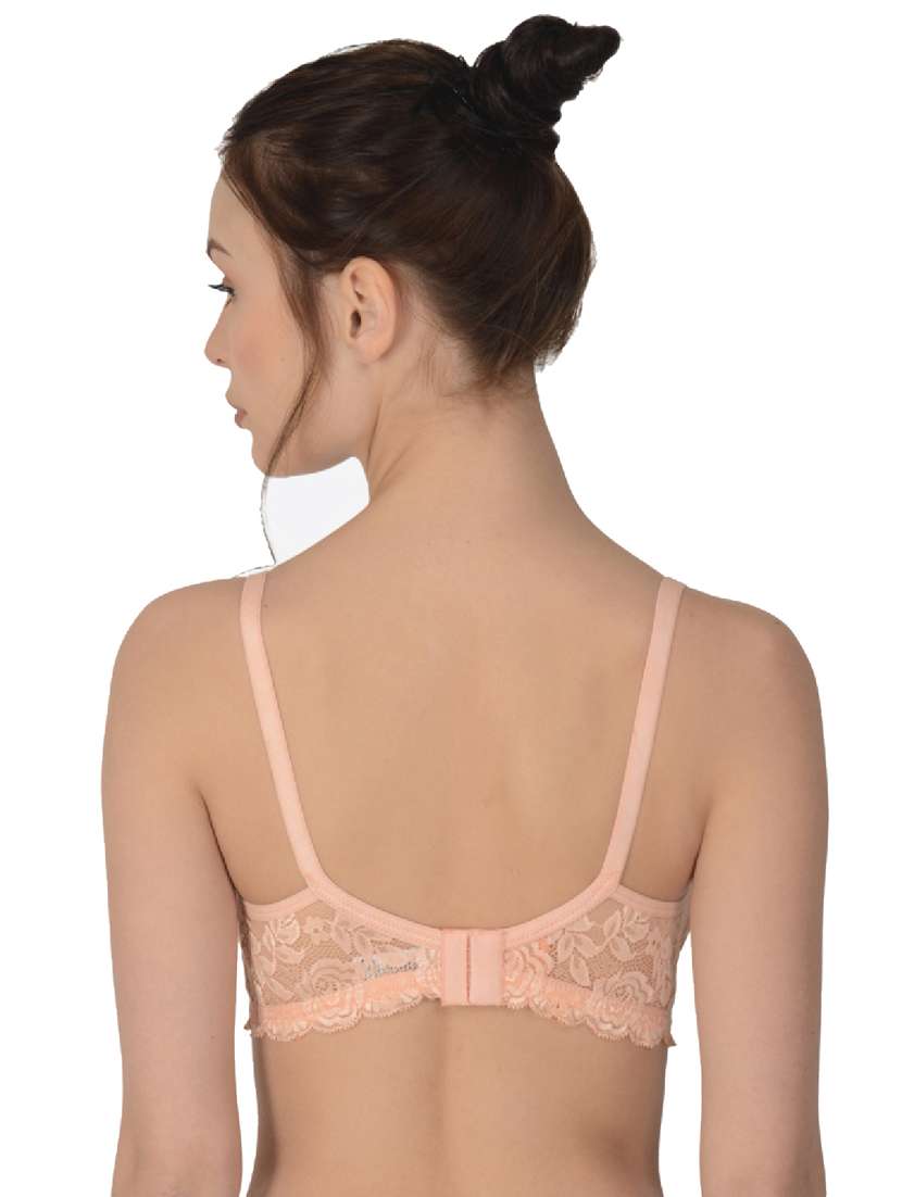 orange cotton regular bra - 19616690 - Standard Image - 4