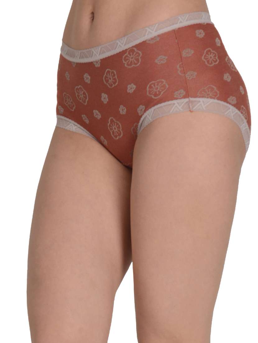 orange printed hipster panty - 19616724 -  Standard Image - 1