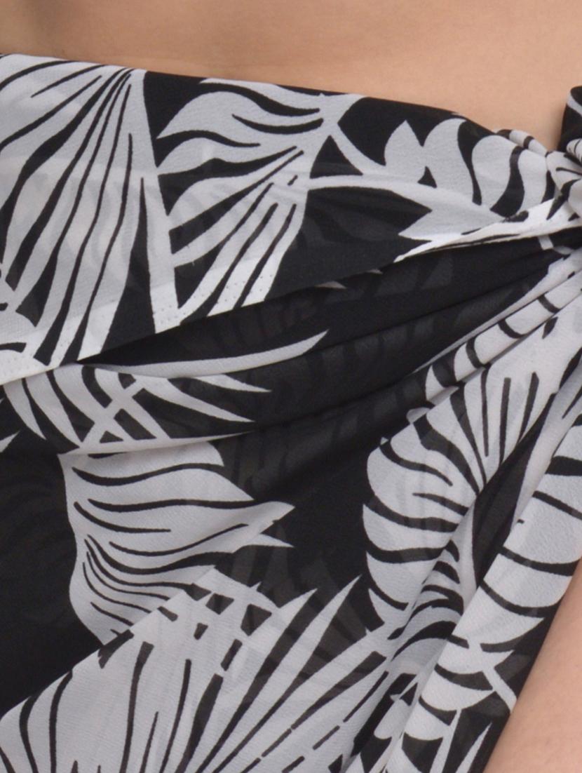 black printed sarongs - 19616758 - Standard Image - 4