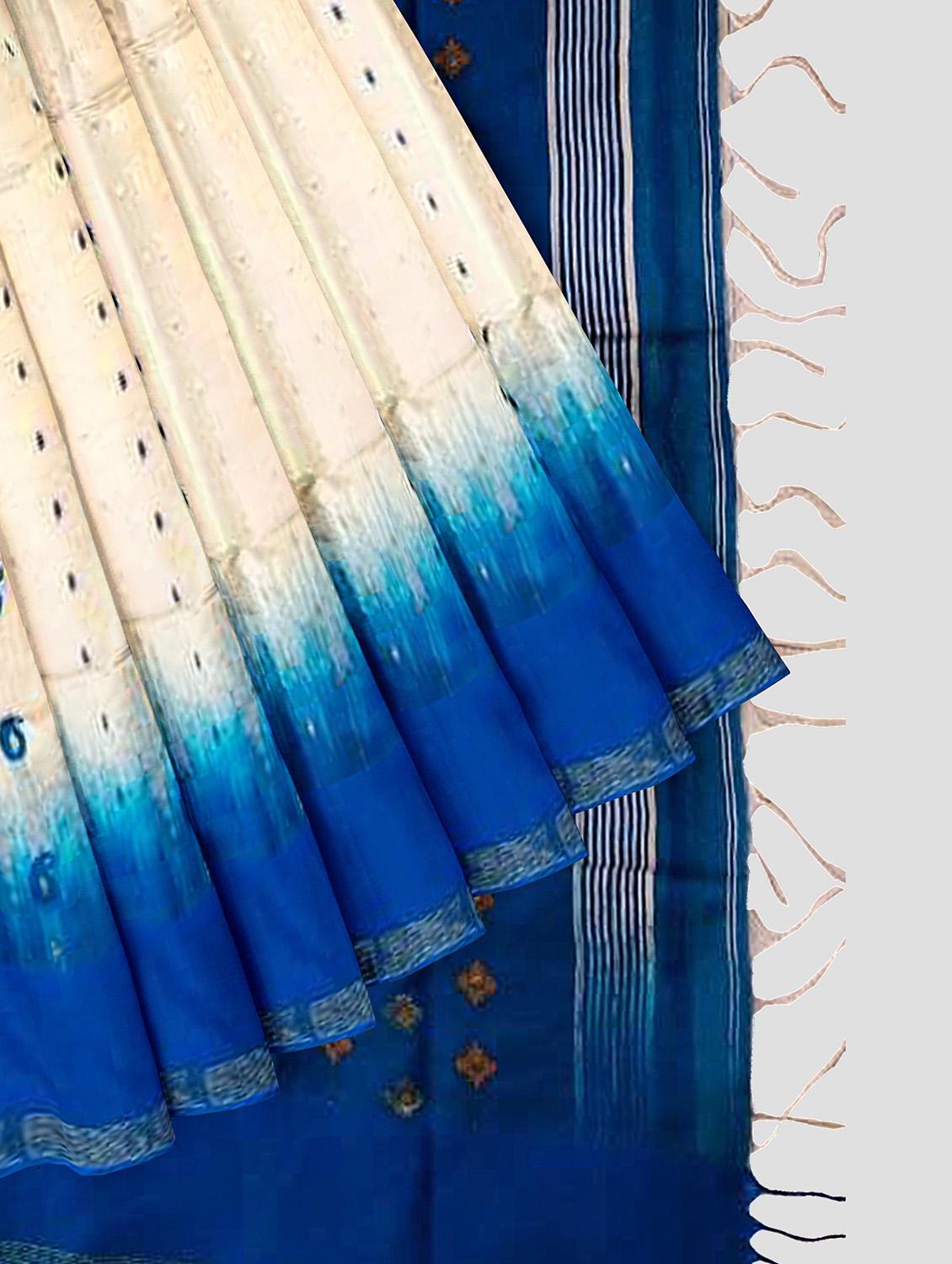 women self design handloom saree - 19617125 - Standard Image - 4
