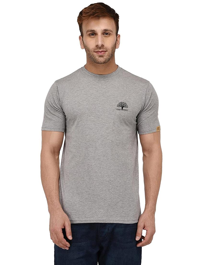 crew neck logo print t-shirt - 19617500 - Zoom Image - 0