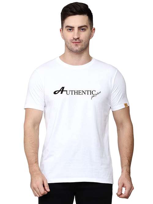crew neck chest print t-shirt - 19617528 - Standard Image - 0
