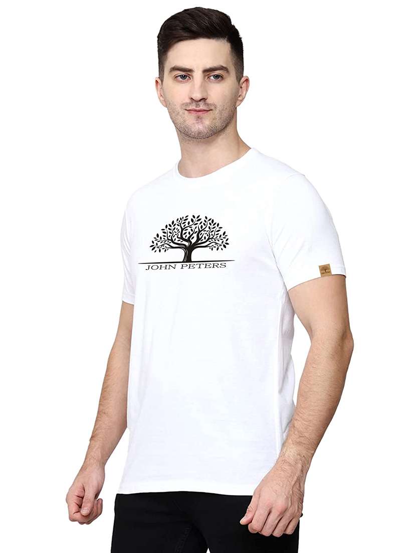 crew neck printed regular t-shirt - 19617537 -  Standard Image - 1