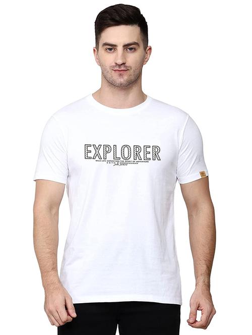 crew neck printed regular t-shirt - 19617546 -  Standard Image - 0