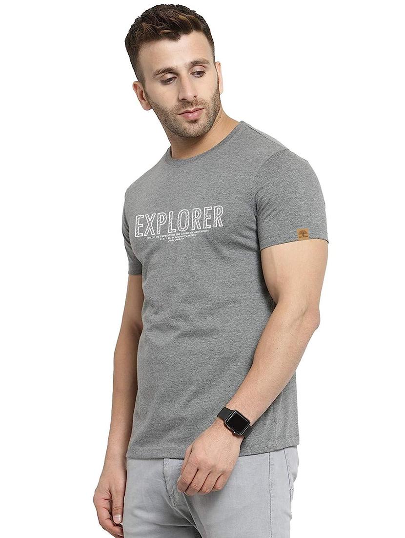crew neck printed regular t-shirt - 19617547 - Standard Image - 1