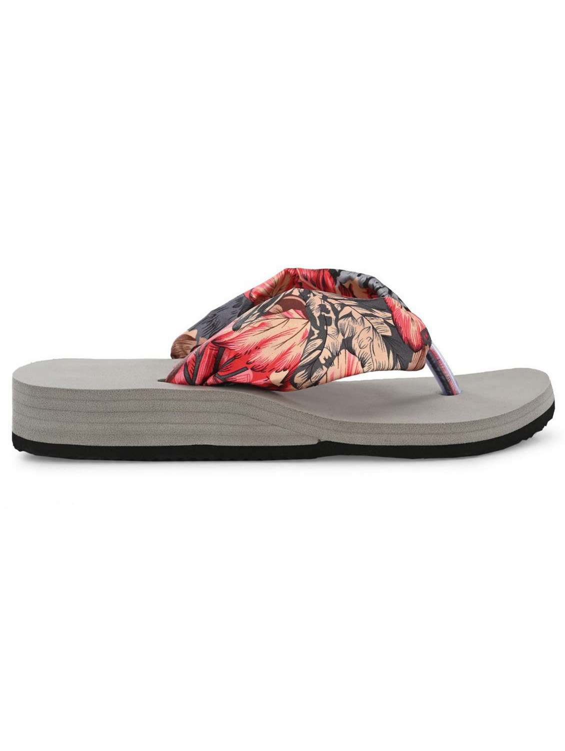 grey fabric slippers flip flops - 19618455 -  Standard Image - 1