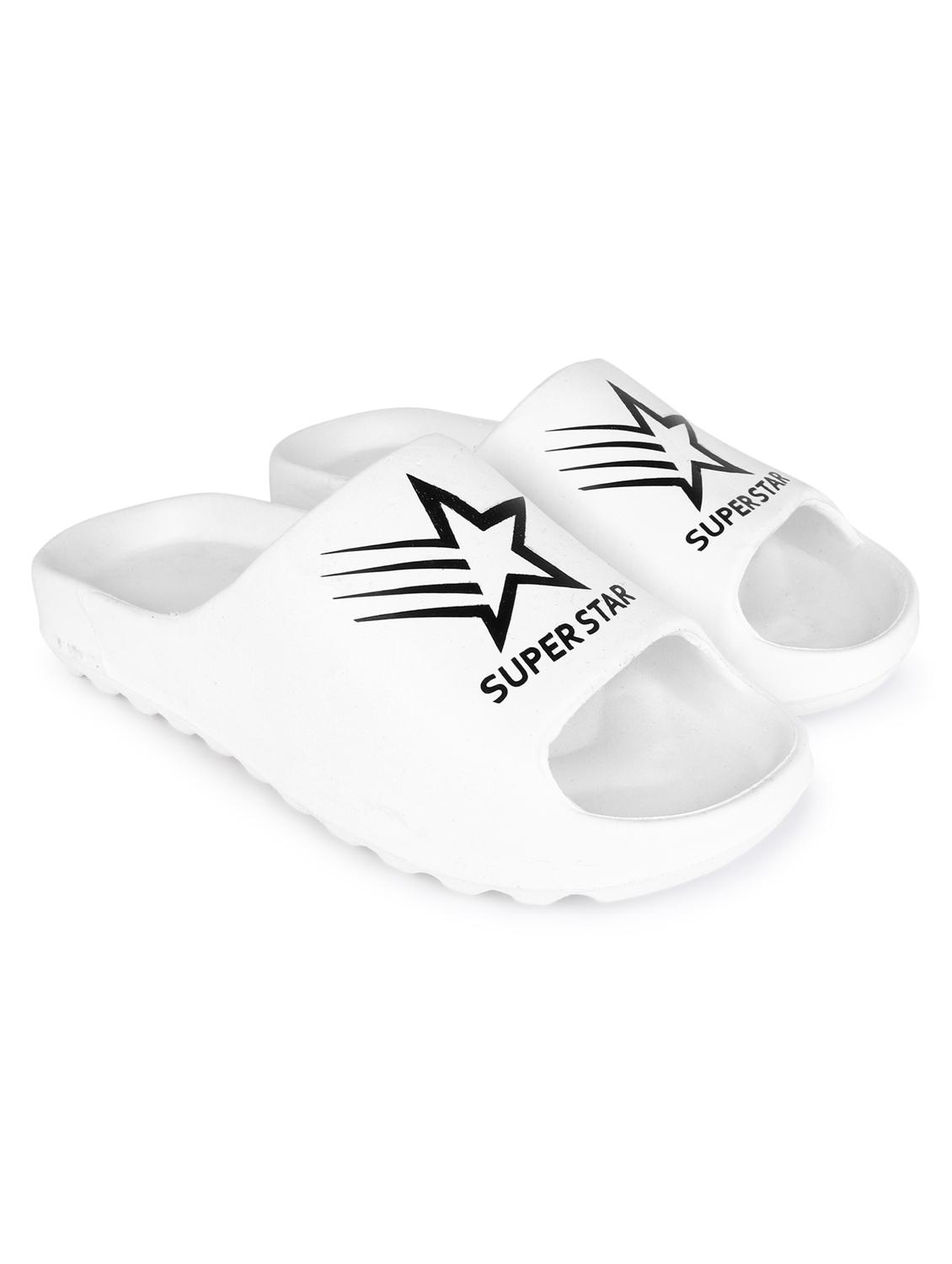 white printed slip on slider - 19618573 - Standard Image - 1