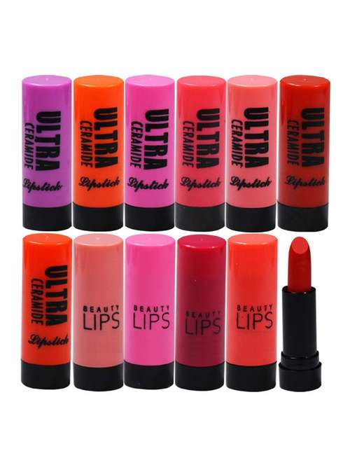 ads pack of 12 ceramide ultra multicolor lipsticks - 19618609 -  Standard Image - 0