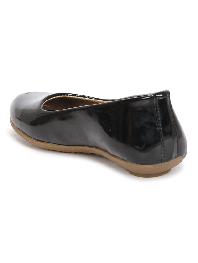 black patent leather slip on ballerina - 19618758 - Standard Image - 4