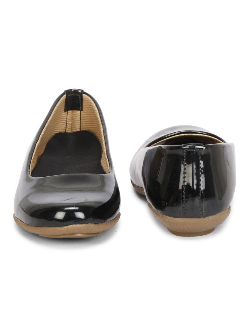black patent leather slip on ballerina - 19618758 - Standard Image - 6